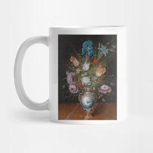 A Bouquet Of Flowers With Tulips by Peter Binoit Mug